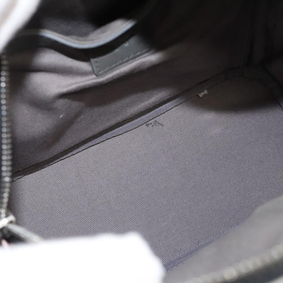 MCM Vicetos Logogram Backpack PVC Leather Pink Silver Auth 118259