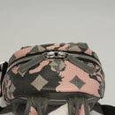 MCM Vicetos Logogram Backpack PVC Leather Pink Silver Auth 118259-6