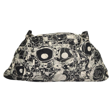 CHANEL Matelasse Chain Shoulder Bag Silk Black CC Auth 118262 - 0