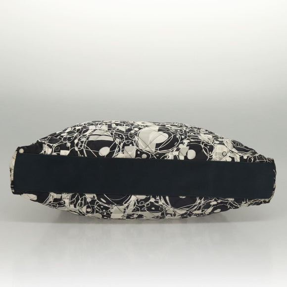 CHANEL Matelasse Chain Shoulder Bag Silk Black CC Auth 118262