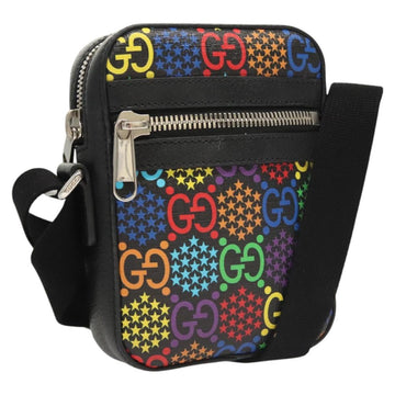 GUCCI GG Psychedelic Shoulder Bag Multicolor Silver 598103 Auth 118263