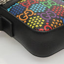 GUCCI GG Psychedelic Shoulder Bag Multicolor Silver 598103 Auth 118263-9