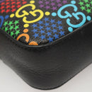 GUCCI GG Psychedelic Shoulder Bag Multicolor Silver 598103 Auth 118263-16
