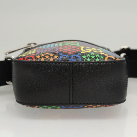 GUCCI GG Psychedelic Shoulder Bag Multicolor Silver 598103 Auth 118263