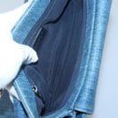 CHANEL Matelasse Chain Shoulder Bag Denim Blue CC Auth 118265-11