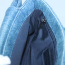 CHANEL Matelasse Chain Shoulder Bag Denim Blue CC Auth 118265-19