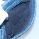 CHANEL Matelasse Chain Shoulder Bag Denim Blue CC Auth 118265-21