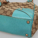 GUCCI GG Canvas Jackie Shoulder Bag Beige 124407 Auth 118283-10