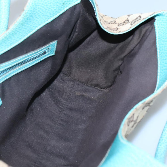 GUCCI GG Canvas Jackie Shoulder Bag Beige 124407 Auth 118283