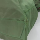 PRADA Shoulder Bag Nylon Green Gold Auth 118291-9