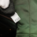 PRADA Shoulder Bag Nylon Green Gold Auth 118291-12