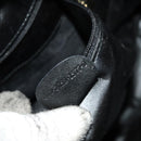 GUCCI Bamboo Hand Bag Leather Black Gold 001 2058 1577 0 Auth 118294-12