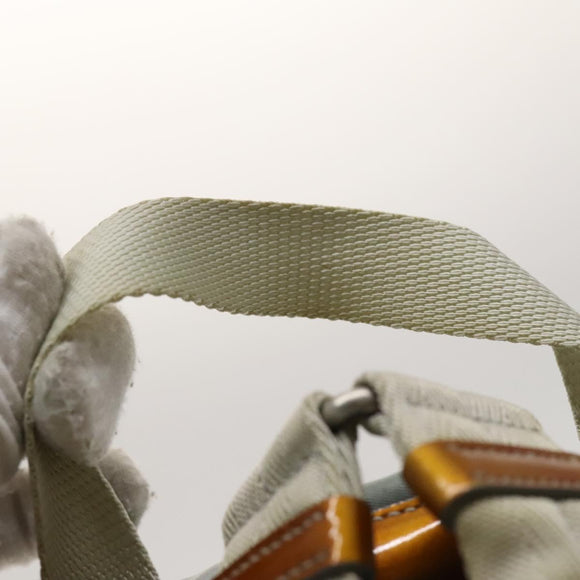 PRADA Backpack Nylon Light Blue Silver Auth 118295