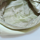 PRADA Shoulder Bag Nylon Beige Silver Auth 118296-11