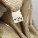 PRADA Shoulder Bag Nylon Beige Silver Auth 118296-12