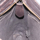 BURBERRY Nova Check Shoulder Bag PVC Beige Gold Auth 118306-18