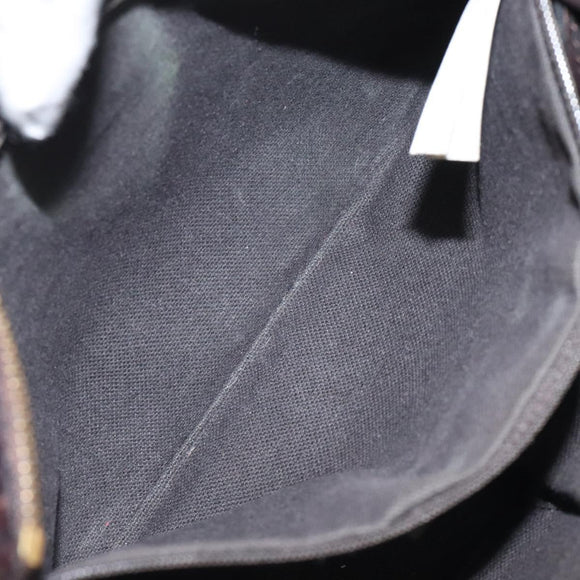 BURBERRY Nova Check Shoulder Bag PVC Beige Gold Auth 118306