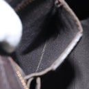 BURBERRY Nova Check Shoulder Bag PVC Beige Gold Auth 118306-21