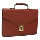LOUIS VUITTON Epi Serviette Conseiller Briefcase Brown M54423 LV Auth 118307-1