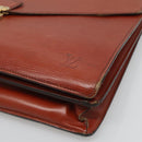 LOUIS VUITTON Epi Serviette Conseiller Briefcase Brown M54423 LV Auth 118307-8