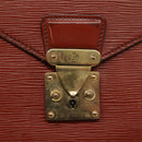 LOUIS VUITTON Epi Serviette Conseiller Briefcase Brown M54423 LV Auth 118307-18