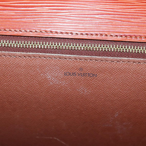 LOUIS VUITTON Epi Serviette Conseiller Briefcase Brown M54423 LV Auth 118307