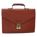 LOUIS VUITTON Epi Serviette Conseiller Briefcase Brown M54423 LV Auth 118307-13