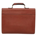 LOUIS VUITTON Epi Serviette Conseiller Briefcase Brown M54423 LV Auth 118307-2