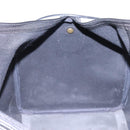 Burberrys Nova Check Boston Bag PVC Gray Gold Auth 118312-23