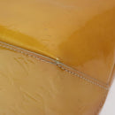 LOUIS VUITTON Monogram Vernis Reade PM Hand Bag Beige M91334 LV Auth 118318-15