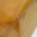 LOUIS VUITTON Monogram Vernis Reade PM Hand Bag Beige M91334 LV Auth 118318-16