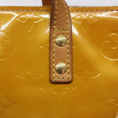 LOUIS VUITTON Monogram Vernis Reade PM Hand Bag Beige M91334 LV Auth 118318-10