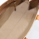 LOUIS VUITTON Monogram Vernis Reade PM Hand Bag Beige M91334 LV Auth 118318-11