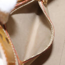 LOUIS VUITTON Monogram Vernis Reade PM Hand Bag Beige M91334 LV Auth 118318-20