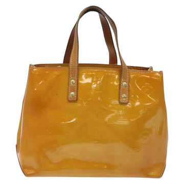 LOUIS VUITTON Monogram Vernis Reade PM Hand Bag Beige M91334 LV Auth 118318 - 0