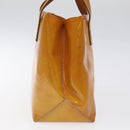 LOUIS VUITTON Monogram Vernis Reade PM Hand Bag Beige M91334 LV Auth 118318-4