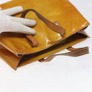 LOUIS VUITTON Monogram Vernis Reade PM Hand Bag Beige M91334 LV Auth 118318-6