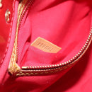 LOUIS VUITTON Monogram Vernis Reade PM Hand Bag Red Rouge M91088 LV Auth 118324-12