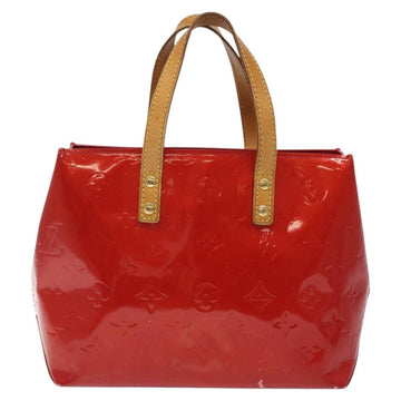 LOUIS VUITTON Monogram Vernis Reade PM Hand Bag Red Rouge M91088 LV Auth 118324 - 0