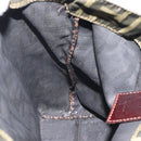 FENDI Zucca Canvas Hand Bag Black Brown Auth 118346-19