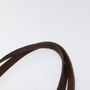 FENDI Zucca Canvas Hand Bag Black Brown Auth 118346-8