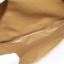 CELINE Macadam Canvas Shoulder Bag PVC Beige Gold Auth 118350-23