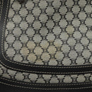 CELINE Macadam Canvas Shoulder Bag Gray Silver Auth 118368-10