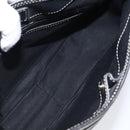 CELINE Macadam Canvas Shoulder Bag Gray Silver Auth 118368-11