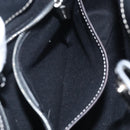 CELINE Macadam Canvas Shoulder Bag Gray Silver Auth 118368-23