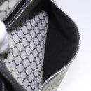 CELINE Macadam Canvas Shoulder Bag Gray Silver Auth 118368-24