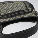 CELINE Macadam Canvas Shoulder Bag Gray Silver Auth 118368-6
