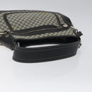 CELINE Macadam Canvas Shoulder Bag Gray Silver Auth 118368-7