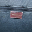 BURBERRY Nova Check Shoulder Bag PVC Beige Gold Auth 118369-17