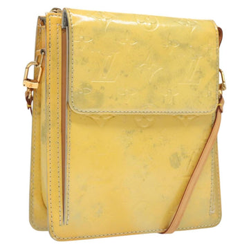 LOUIS VUITTON Monogram Vernis Motto Accessory Pouch Gris M91030 LV Auth 118370